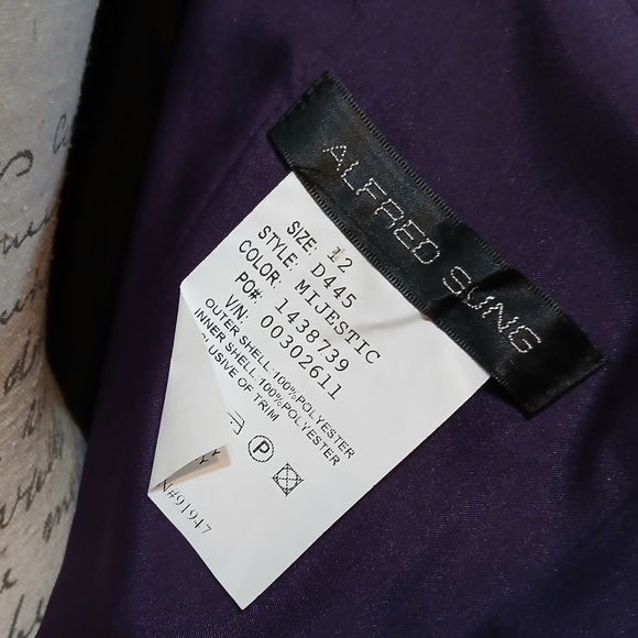 Alfred Sung Short Dress for Bridesmaids - Picture 13 of 13